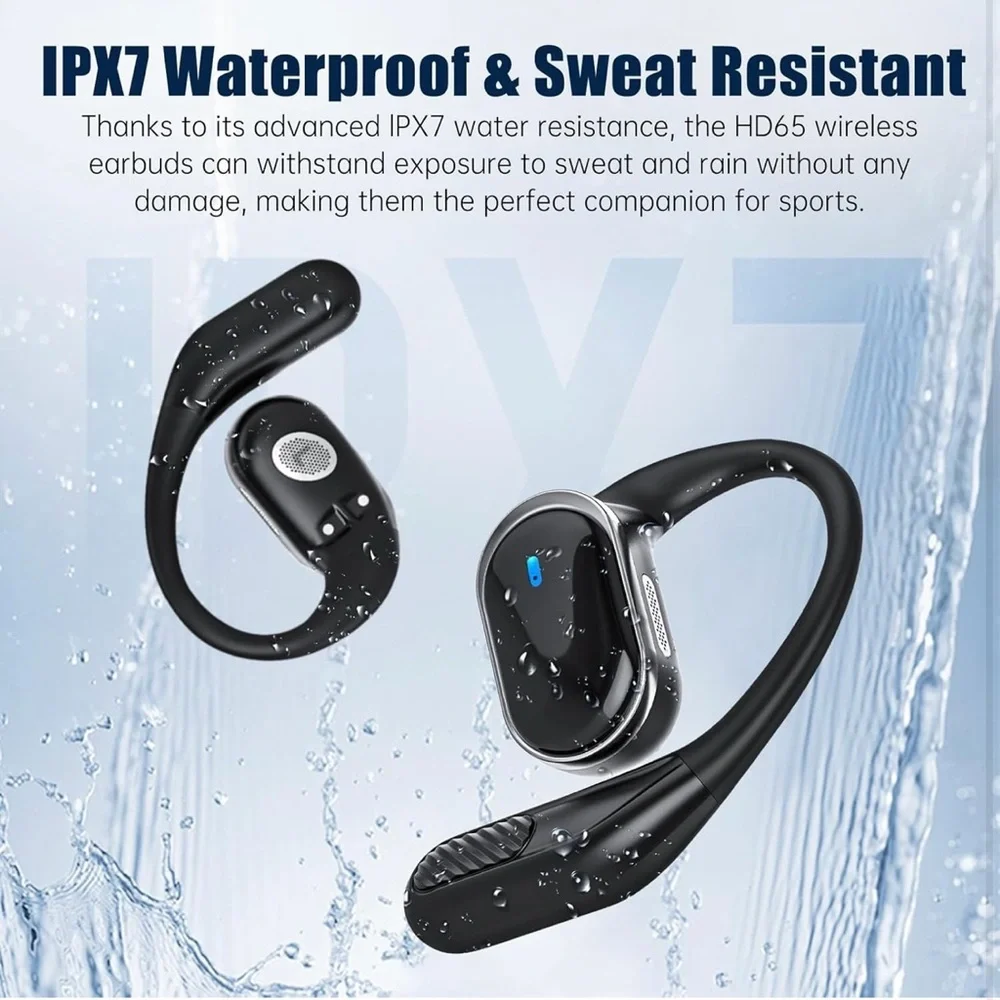 Open Ear Wireless Earbuds Bluetooth Headphones